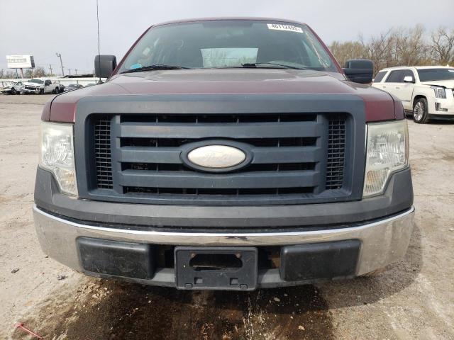 1FTRX12W89FA83231 - 2009 FORD F150 SUPER CAB MAROON photo 5