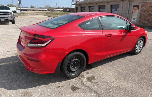 2HGFG3B55EH503821 - 2014 HONDA CIVIC LX RED photo 4