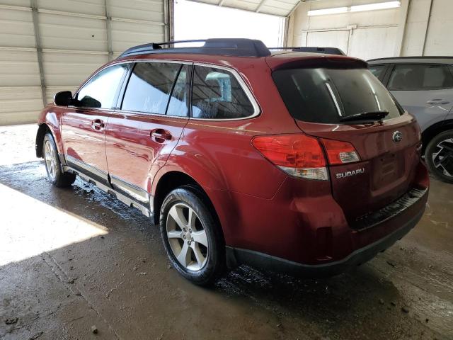 4S4BRCBC1D3299358 - 2013 SUBARU OUTBACK 2.5I PREMIUM MAROON photo 2