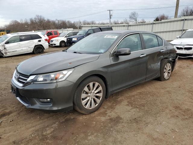 1HGCR2F81EA209343 - 2014 HONDA ACCORD EXL GRAY photo 1