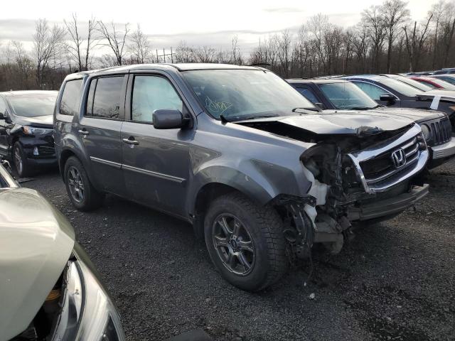 5FNYF4H56DB019409 - 2013 HONDA PILOT EXL GRAY photo 4