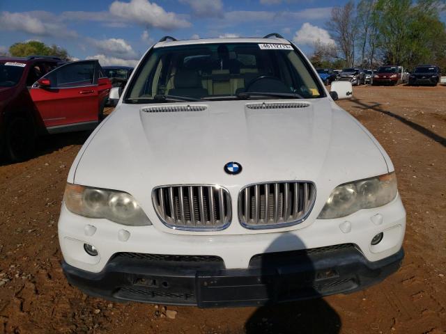 5UXFB53515LV15330 - 2005 BMW X5 4.4I WHITE photo 5