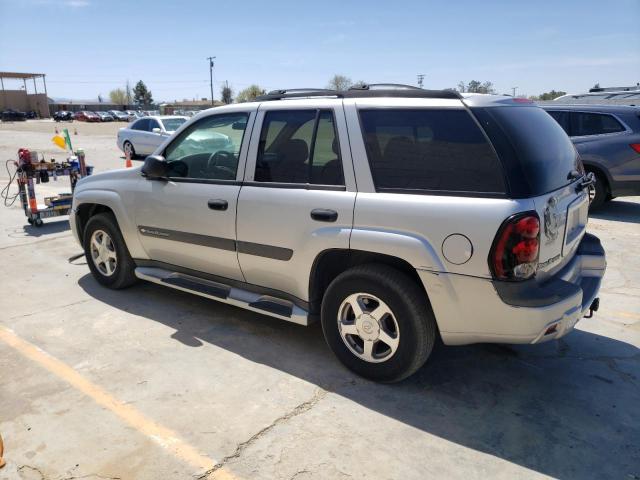 1GNDT13S142279553 - 2004 CHEVROLET TRAILBLAZE LS SILVER photo 2