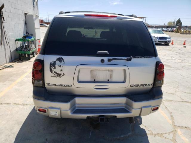 1GNDT13S142279553 - 2004 CHEVROLET TRAILBLAZE LS SILVER photo 6