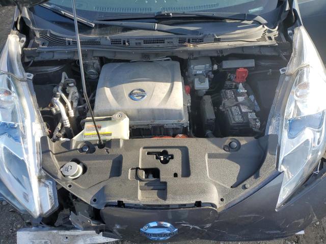 1N4AZ0CP0DC408415 - 2013 NISSAN LEAF S GRAY photo 11