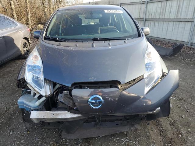 1N4AZ0CP0DC408415 - 2013 NISSAN LEAF S GRAY photo 5