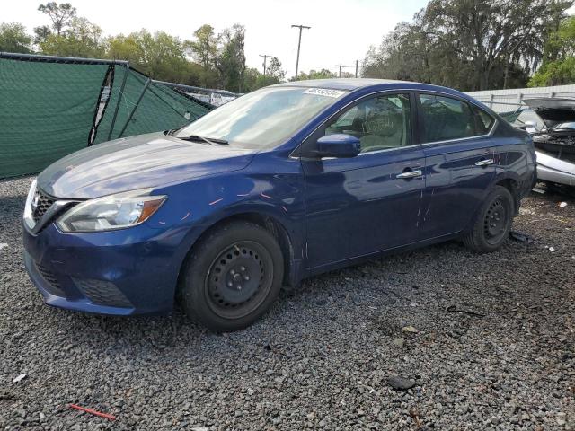 3N1AB7APXGY257639 - 2016 NISSAN SENTRA S BLUE photo 1