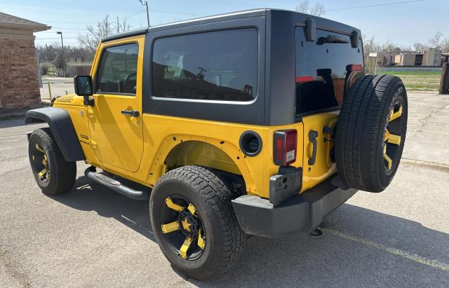 1C4AJWAG6FL682857 - 2015 JEEP WRANGLER SPORT YELLOW photo 3