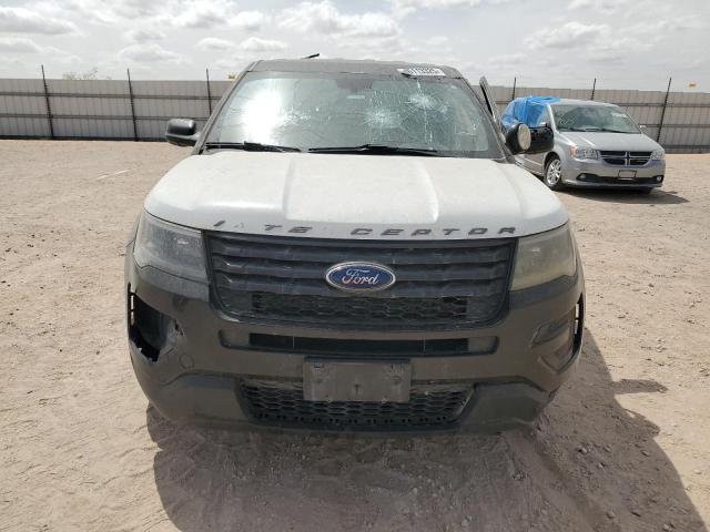 1FM5K8AT7HGD60193 - 2017 FORD EXPLORER POLICE INTERCEPTOR შავი ფოტო 5