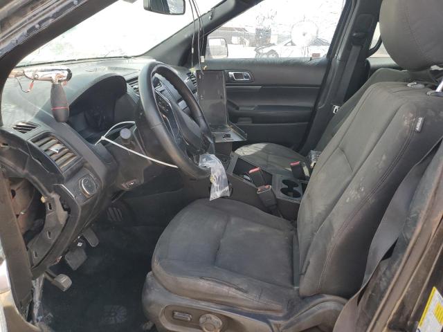 1FM5K8AT7HGD60193 - 2017 FORD EXPLORER POLICE INTERCEPTOR შავი ფოტო 7
