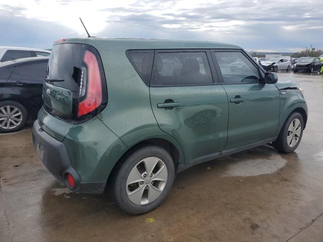 KNDJN2A23E7037186 - 2014 KIA SOUL GREEN photo 3