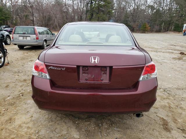 1HGCP2F49AA089367 - 2010 HONDA ACCORD LXP BURGUNDY photo 6