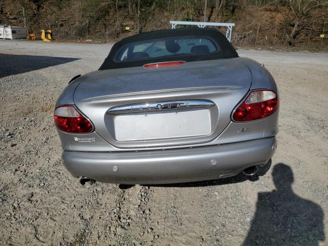 SAJDA42B82PA24369 - 2002 JAGUAR XKR SILVER photo 6