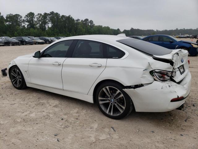 WBA4J1C5XJBG80393 - 2018 BMW 430I GRAN COUPE WHITE photo 2