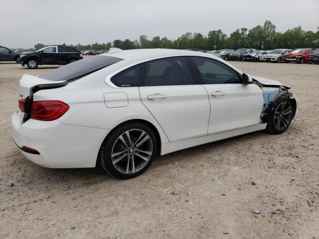 WBA4J1C5XJBG80393 - 2018 BMW 430I GRAN COUPE WHITE photo 3