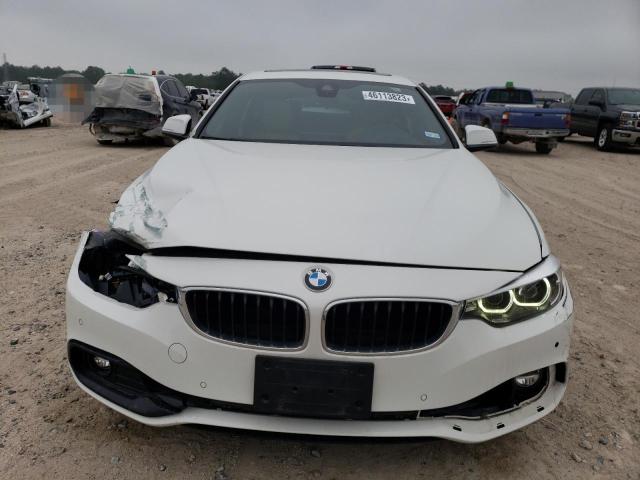 WBA4J1C5XJBG80393 - 2018 BMW 430I GRAN COUPE WHITE photo 5