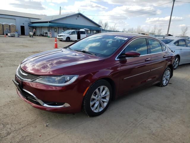 1C3CCCCBXFN623483 - 2015 CHRYSLER 200 C MAROON photo 1