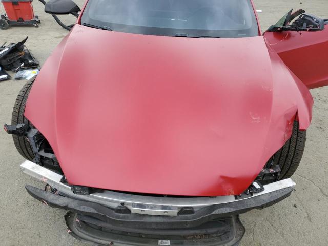 5YJSA1E66MF436089 - 2021 TESLA MODEL S RED photo 11