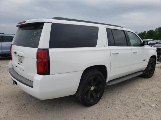 1GNSCJKCXFR715019 - 2015 CHEVROLET SUBURBAN C1500 LT WHITE photo 3