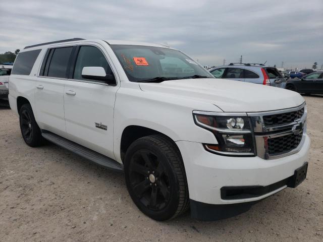 1GNSCJKCXFR715019 - 2015 CHEVROLET SUBURBAN C1500 LT WHITE photo 4