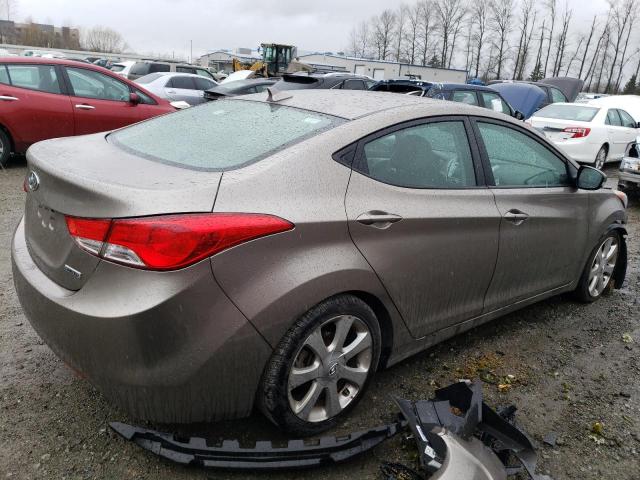 5NPDH4AE5DH295729 - 2013 HYUNDAI ELANTRA GLS TAN photo 3