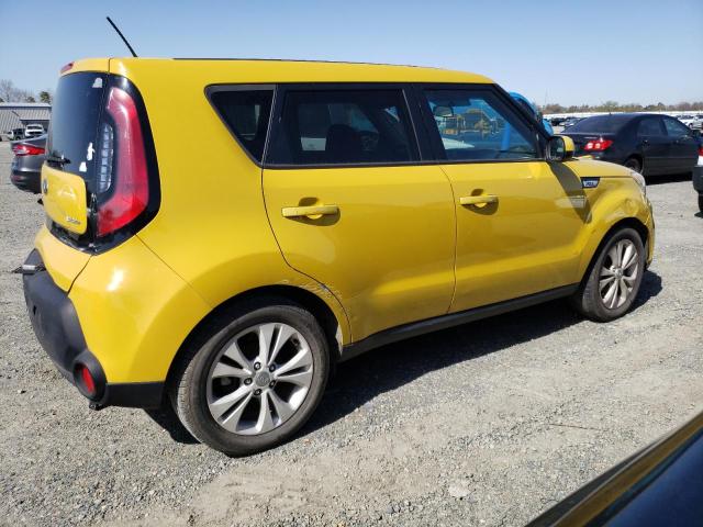 KNDJP3A57F7171789 - 2015 KIA SOUL + YELLOW photo 3