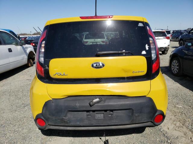 KNDJP3A57F7171789 - 2015 KIA SOUL + YELLOW photo 6