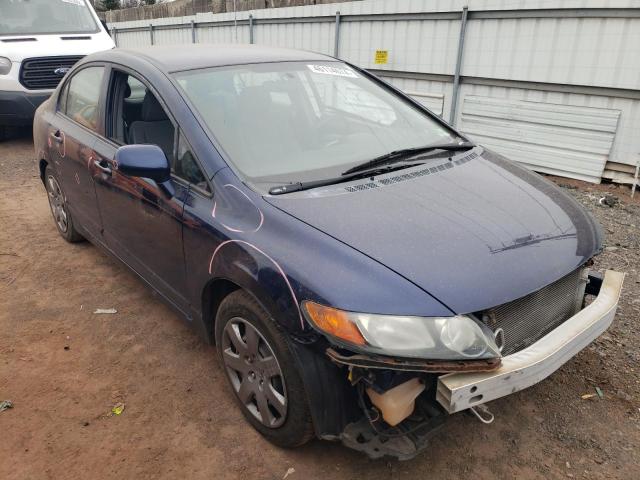 1HGFA16548L064537 - 2008 HONDA CIVIC LX BLUE photo 4