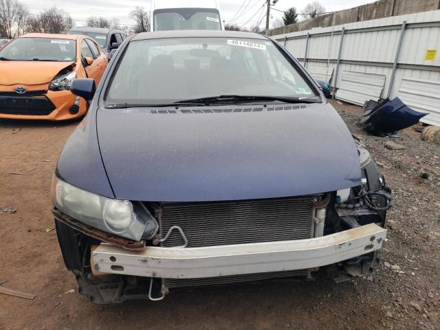 1HGFA16548L064537 - 2008 HONDA CIVIC LX BLUE photo 5