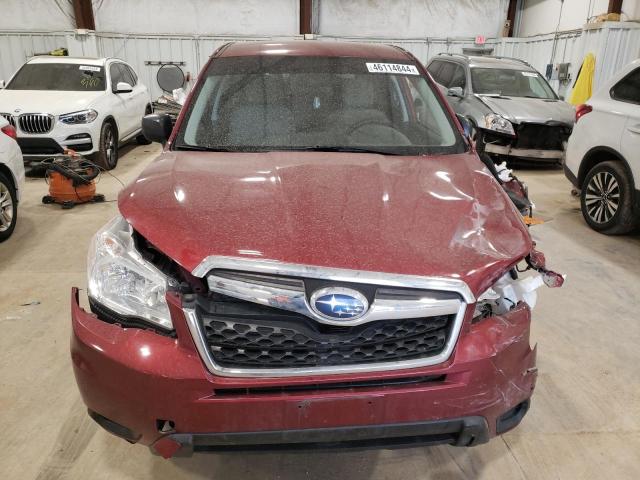 JF2SJAAC1EH497915 - 2014 SUBARU FORESTER 2.5I BURGUNDY photo 5