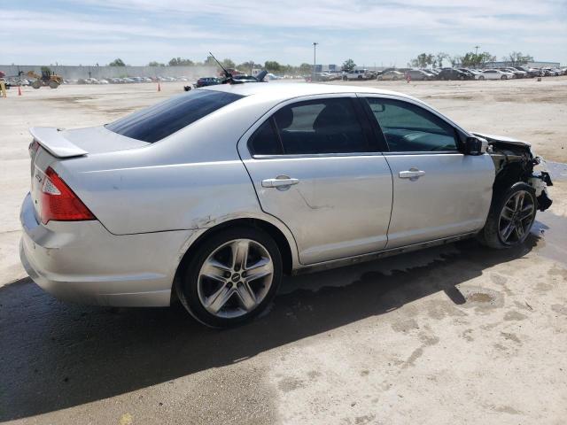 3FAHP0KC9BR178844 - 2011 FORD FUSION SPORT SILVER photo 3