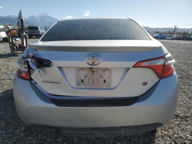 5YFBURHE7EP161038 - 2014 TOYOTA COROLLA L SILVER photo 6