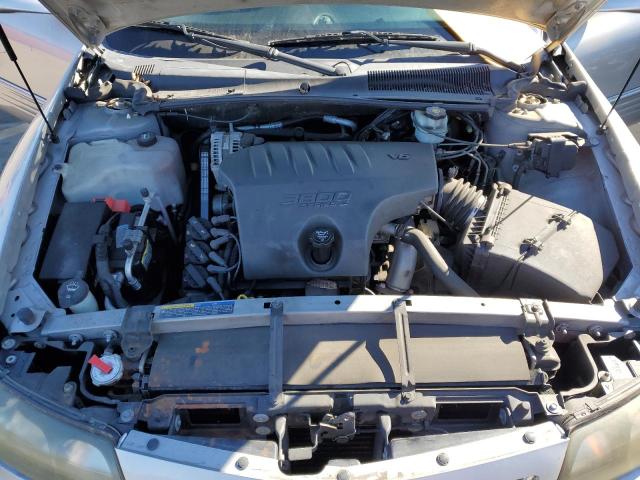 1G2HX52K85U127349 - 2005 PONTIAC BONNEVILLE SE SILVER photo 11