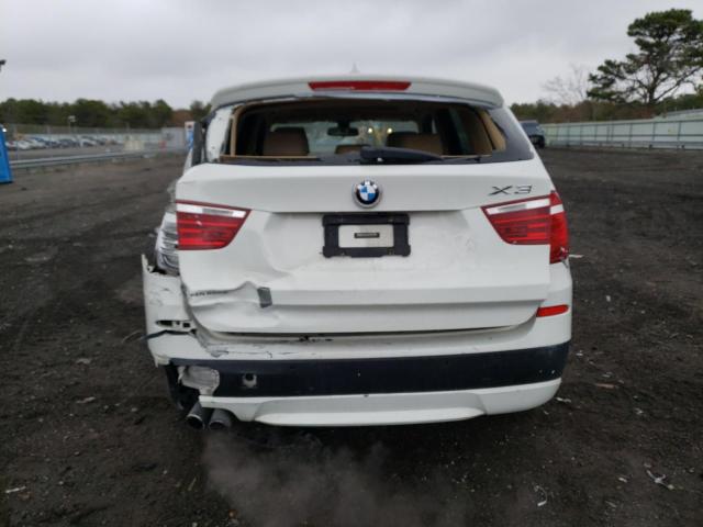 5UXWX9C56D0A08712 - 2013 BMW X3 XDRIVE28I WHITE photo 6