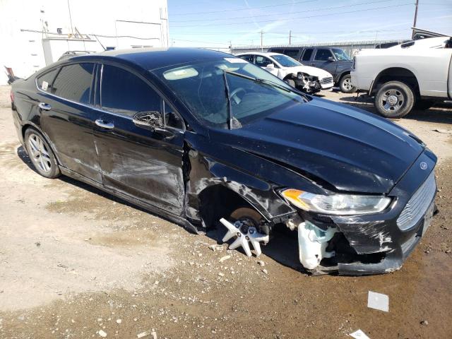 3FA6P0H79GR158344 - 2016 FORD FUSION SE BLUE photo 4