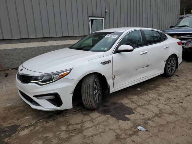 5XXGT4L38KG354336 - 2019 KIA OPTIMA LX WHITE photo 1