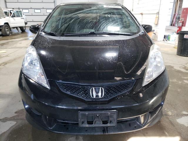 JHMGE8H45AS003180 - 2010 HONDA FIT SPORT BLACK photo 5