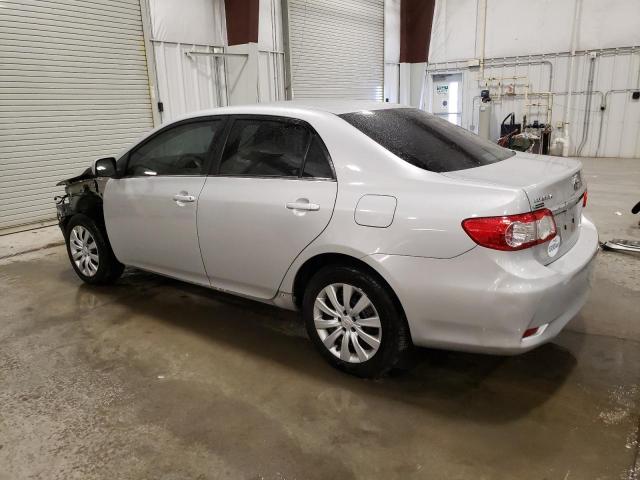 2T1BU4EE3DC976942 - 2013 TOYOTA COROLLA BASE SILVER photo 2