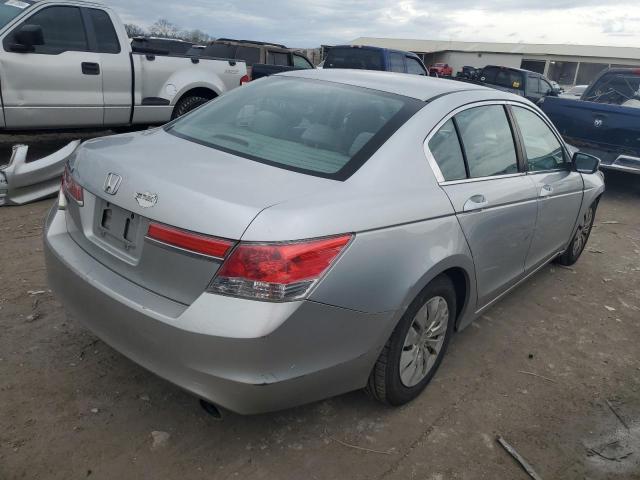 1HGCP2F3XCA080753 - 2012 HONDA ACCORD LX SILVER photo 3