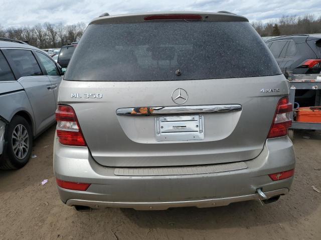 4JGBB86E89A450471 - 2009 MERCEDES-BENZ ML 350 GRAY photo 6