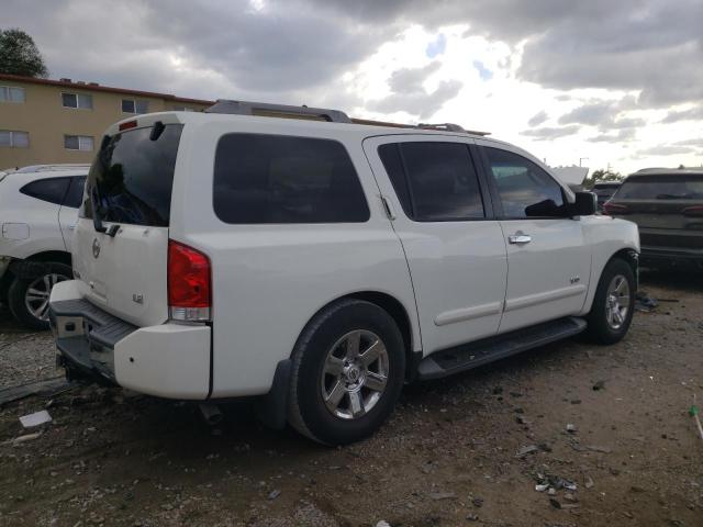 5N1BA08A07N710415 - 2007 NISSAN ARMADA SE WHITE photo 3