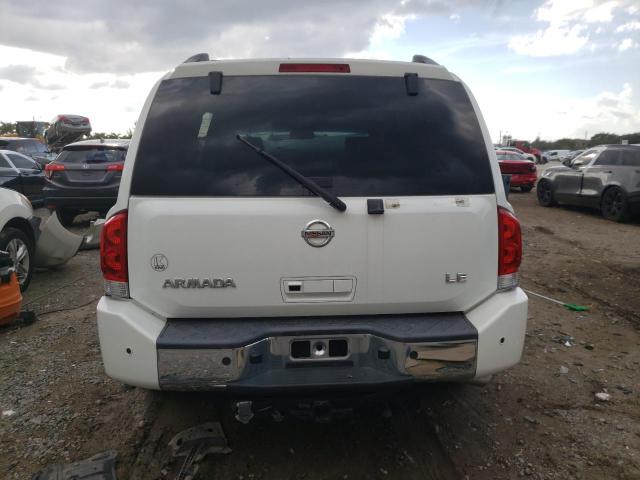 5N1BA08A07N710415 - 2007 NISSAN ARMADA SE WHITE photo 6