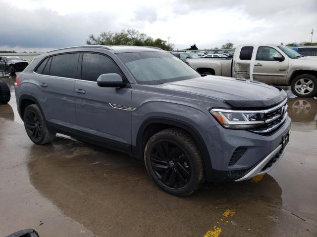 1V2WC2CA7MC237704 - 2021 VOLKSWAGEN ATLAS CROS SE ნაცრისფერი ფოტო 4