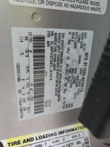 5LMFU27547LJ23474 - 2007 LINCOLN NAVIGATOR ვერცხლისფერი ფოტო 12