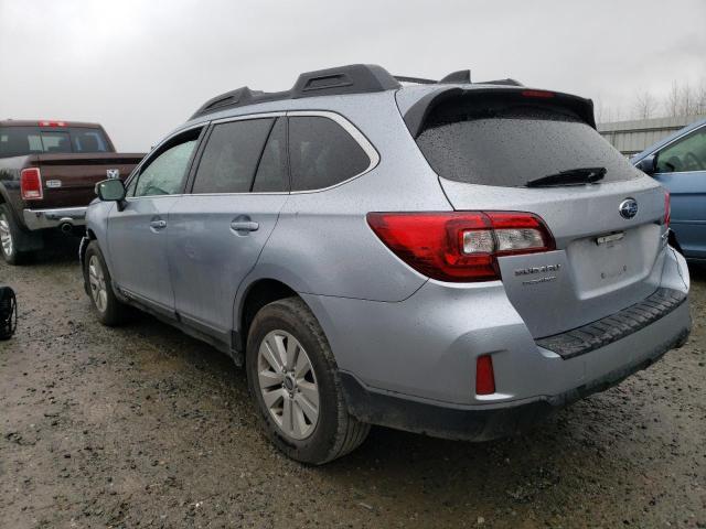 4S4BSAHC8G3281525 - 2016 SUBARU OUTBACK 2.5I PREMIUM SILVER photo 2