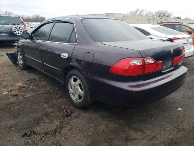 1HGCG6676WA181366 - 1998 HONDA ACCORD EX PURPLE photo 2