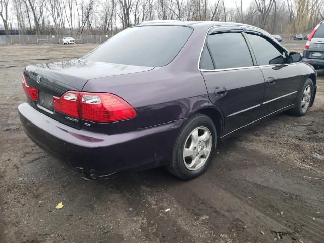 1HGCG6676WA181366 - 1998 HONDA ACCORD EX PURPLE photo 3