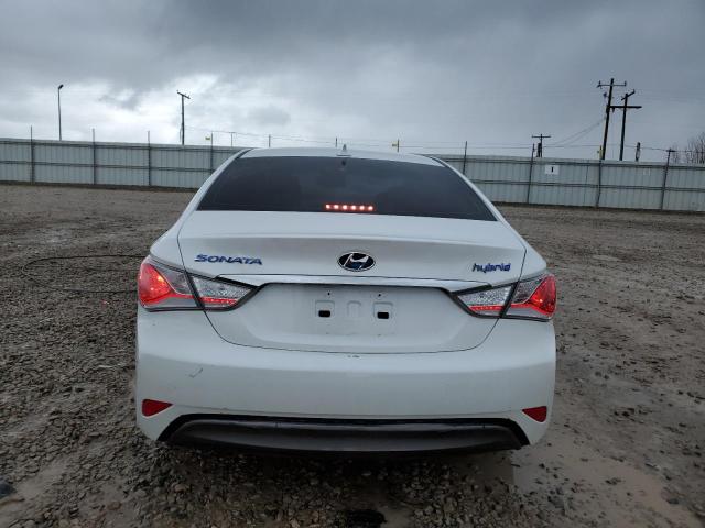 KMHEC4A41CA063267 - 2012 HYUNDAI SONATA HYBRID WHITE photo 6