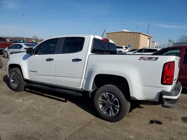 1GCGTDEN2N1306362 - 2022 CHEVROLET COLORADO Z71 WHITE photo 2