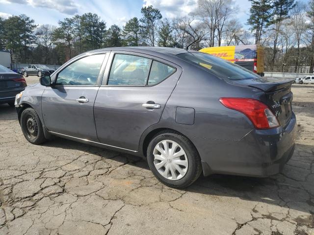 3N1CN7AP4FL809616 - 2015 NISSAN VERSA S GRAY photo 2